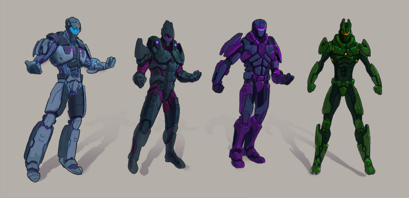 Illustration for article titled Halo MMO Concepts: What Your Sexy Mistress Chief Could Have Looked Like